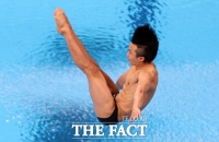  6차 시기서 실력 발휘…우하람 다이빙 결승행 확정