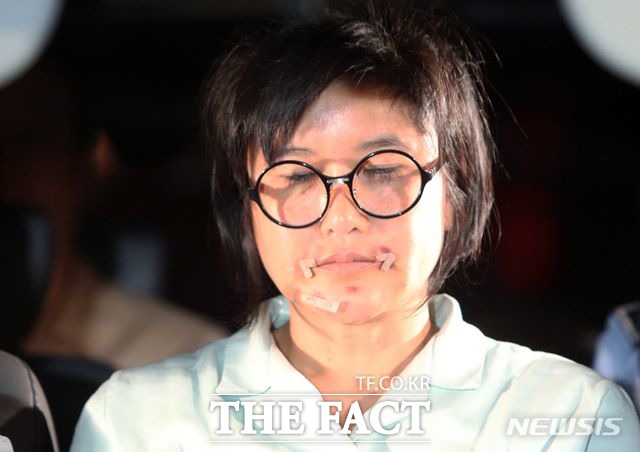 아파트 계약서 위조 혐의로 기소된 양경숙(60) 씨가 1심 실형이 뒤집혀 2심에서 무죄를 선고받았다. /뉴시스