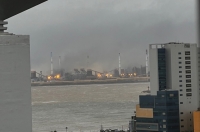  포스코 '포항제철소 화재 아니라 부생가스 방산 작업'