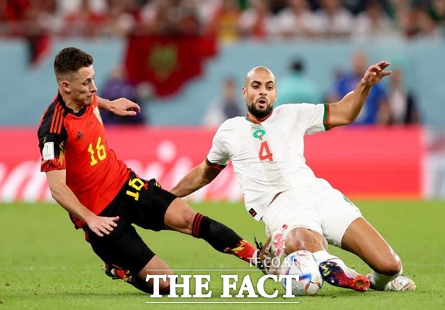 벨기에는 카타르 월드컵 F조 2차전 모로코와 경기에서 0-2로 충격패를 당했고 내용도 결과도 모두 완패했다는 혹평을 받았다. /도하(카타르)=AP.뉴시스