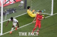  [월드컵 NOW] 한국 결정력 부족, 가나에 0-2 끌려가(전반 종료)