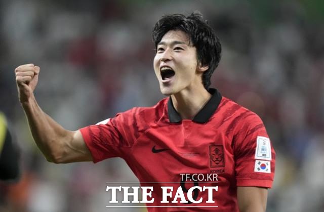 한국선수로는 월드컵 사상 처음 멀티골을 넣은 조규성(24·전북현대)이 차세대 슈퍼스타로 도약하고 있다./알 라이얀(카타르)=AP.뉴시스
