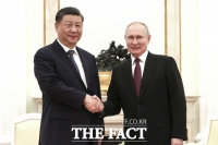  시진핑, 러시아 국빈 방문...푸틴과 비공식 회담 [TF사진관]