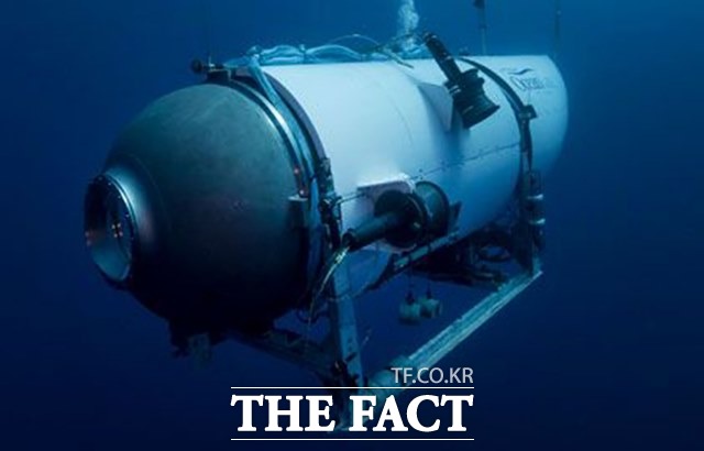 타이타닉호 잔해 현장 탐사에 사용된 오션게이트의 잠수정 타이탄./AP.뉴시스