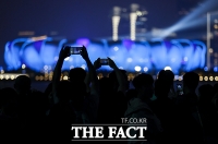  항저우 아시안게임 '화려한 조명쇼' [TF사진관]