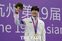  [항저우 AG] 지유찬, 21년 만에 男 자유형 50m 금…대회 신기록