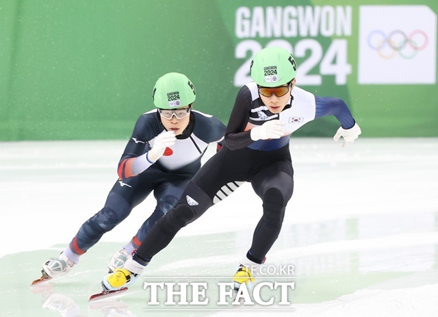한국 남자 쇼트트랙 청소년 국가대표 주재희가 2024 강원동계청소년올림픽에서 첫 금메달을 땄다. /뉴시스