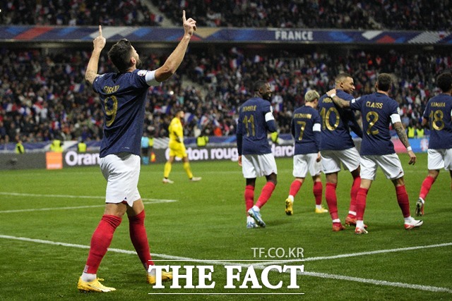 유로 2024의 강력한 우승 후보로 꼽히는 프랑스 대표팀./AP.뉴시스