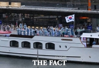  [파리 올림픽] 한국, 개회식 48번째 입장…'북한으로 소개' 황당 사고
