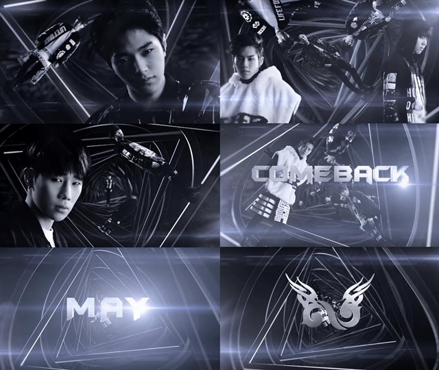 인피니트, 5월 완전체 컴백. 인피니트가 팬미팅에서 컴백 티저 영상을 공개하며 5월 새 앨범 발표 소식을 알렸다. / 울림엔터테인먼트 제공