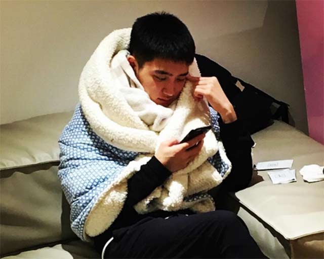 엑소 멤버 세훈이 디오의 사진을 공개했다. / 세훈 인스타그램