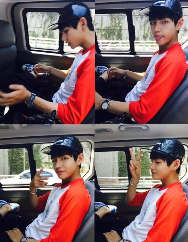 남자친구와 여행 가는 길. 설렌다. /방탄소년단 공식 SNS