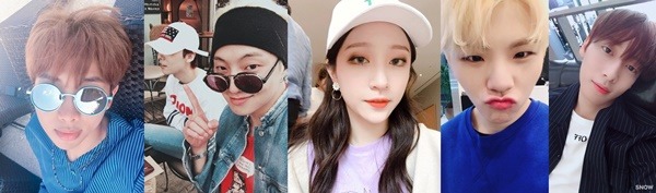 방탄소년단 랩몬스터·위너 강승윤·EXID 하니·세븐틴 우지·스누퍼 상일. 5월 첫째 주 아이돌 인생샷을 가려보자. /방탄소년단, 강승윤, 하니, 세븐틴, 스누퍼 공식 SNS