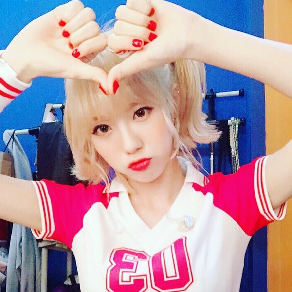 해피한 루다. 그룹 우주소녀 루다가 셀카를 공개했다. /우주소녀 SNS