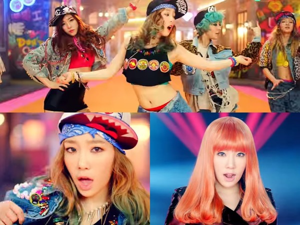 소녀시대가 힙합걸로 변신했다. 아이 갓 어 보이(I GOT A BOY)는 팝, 레트로, 어반 장르의 요소가 섞인 일렉트로닉 댄스곡이다. /뮤직비디오 캡처
