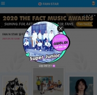  슈퍼주니어, '팬앤스타' 가수랭킹 2주 1위…팬심 독점