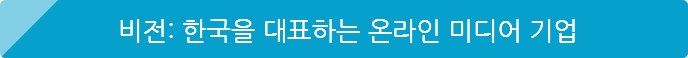 비전: 한국을 대표하는 온라인 미디어 기업