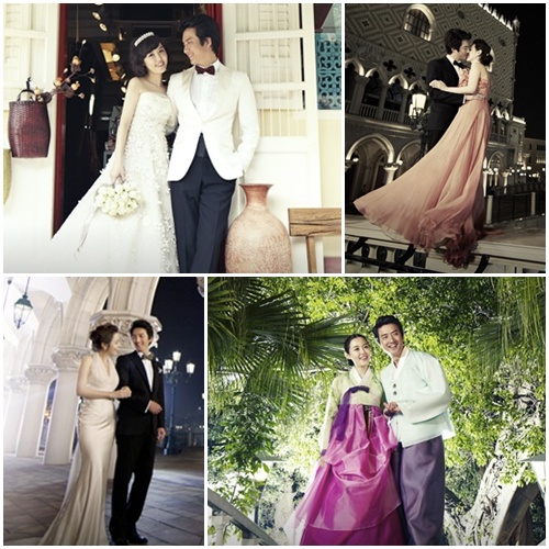 



▲ 오는 25일 웨딩마치를 올리는 정준호-이하정 커플의 웨딩사진/사진=아이웨딩네트윅스