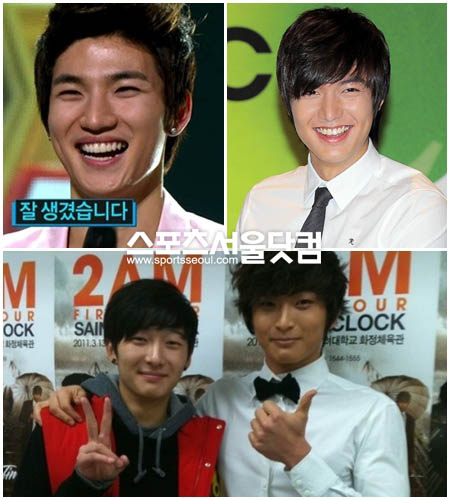 



▲ 노지훈(위 왼쪽)과 이민호, 데이비드 오(아래 왼쪽)와 '2AM' 정진운