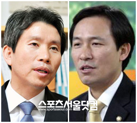 ▲ 민주당 이인영 최고위원, 우상호 전 의원. /출처=더팩트, 서울신문