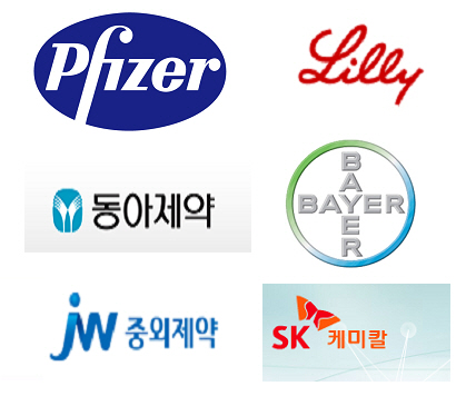 



▲발기부전치료제 시장을 두고 각축을 벌이고 있는 제약회사들.