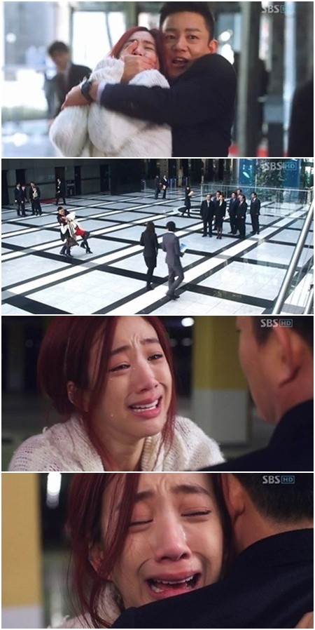 ▲ 눈물 연기로 시청자의 시선을 끈 '샐러리맨 초한지' 속 정려원./SBS 화면캡처