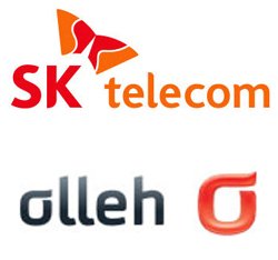 



▲ SK텔레콤 CI(위), KT CI