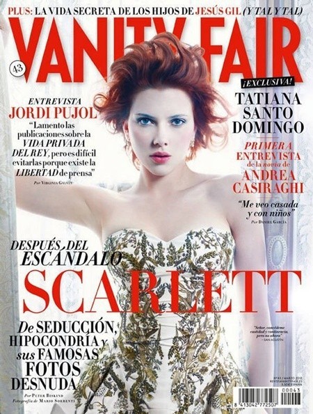 ▲자신이 직접 찍은 누드 사진이 유출돼 곤혹스러웠던 스칼렛 요한슨/베니티 페어 제공