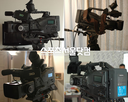 ▲4000만원이 넘는 3D카메라 장비.