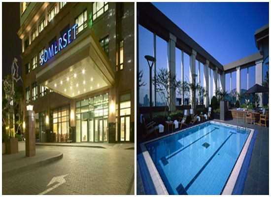 서울 종로구 수송동에 있는 서머셋 팰리스 서울은 고급 호텔 못지않은 다양한 부대시설이 갖춰져 있다.