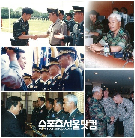 백 의원은 4성 장군으로 진급하면서부터 염색을 포기, 지금의 헤어스타일을 갖췄다.