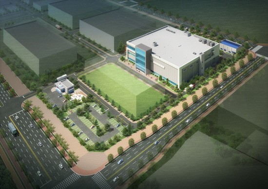 동아제약의 바이오시밀러 공장 조감도.