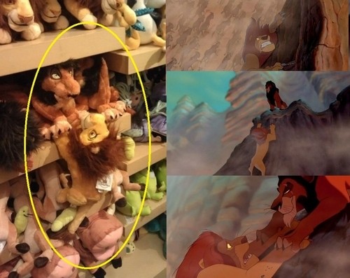 '라이온킹 명장면 재현' 사진이 눈길을 끌고 있다. / 온라인 커뮤니티 캡처 