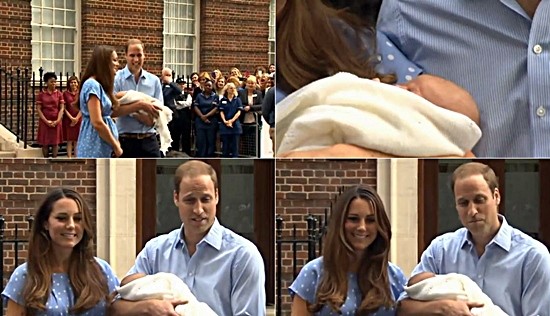 윌리엄 윈저 왕자와 케이트 미들턴 왕세손비의 아들 이름은 조지 알렉산더 루이다./유튜브 영상 캡처