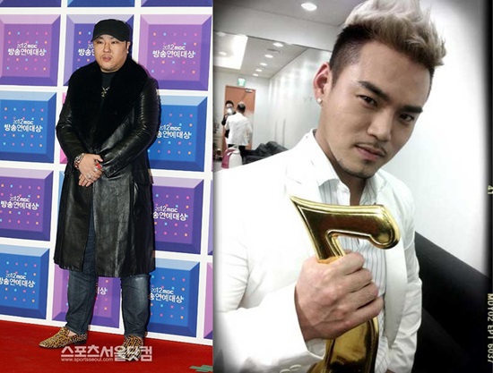 작곡가 겸 프로듀서인 용감한 형제(왼쪽)가 가수 이정의 데뷔 10주년을 기념해 신곡을 선물했다./더팩트DB, 이정 트위터