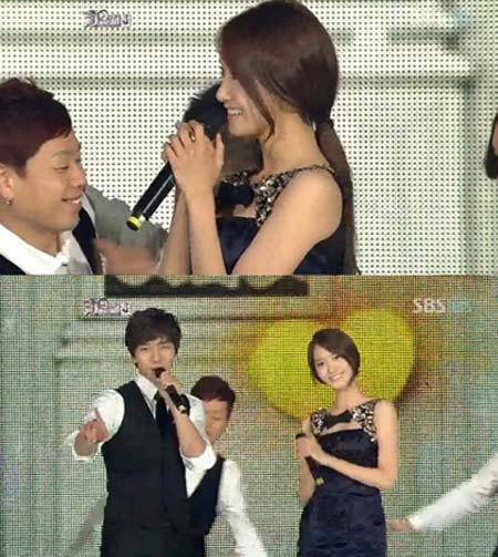 '이승기 윤아 열애'가 알려졌다. / 'SBS 가요대전'