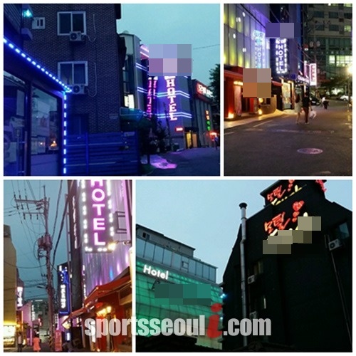 성년의 날을 맞은 19일 오후 서울 마포구 일명 신촌 모텔촌은 '성년의 날=모텔 특수'라는 등식이 무색하게 한적하다. / 신촌=김아름 인턴기자