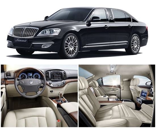 17일 쌍용자동차가 상품성을 강화한 플래그십 세단 체어맨W 2015를 출시했다./쌍용차 제공