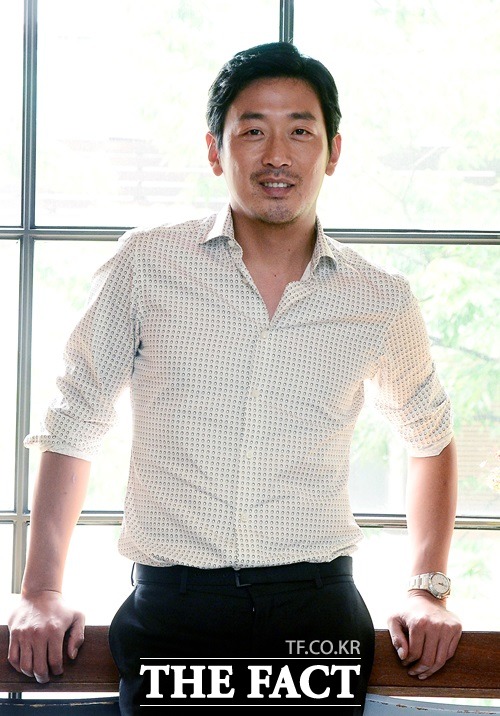 영화 '군도: 민란의 시대'로 올여름 극장가를 노리는 '믿고 보는 배우' 하정우./이새롬 기자
