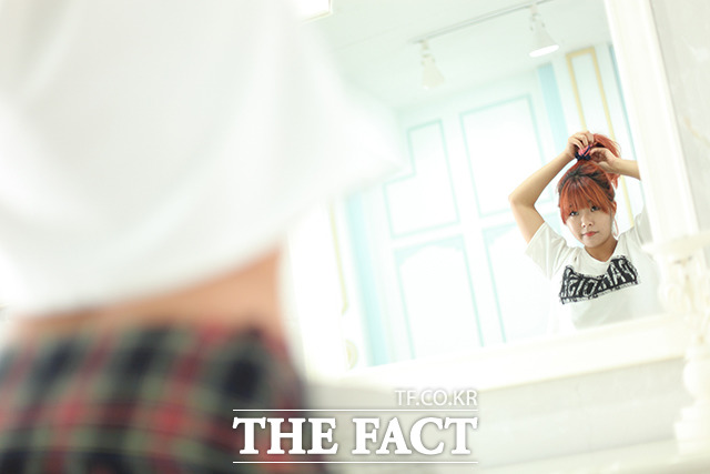 신인 모델 예희가 지난달 말 보리스튜디오에서 '큐티섹시'한 매력을 뽐냈다./김동선 작가