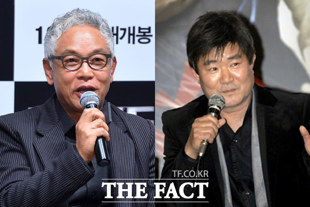 배우 이계인이 상대 역 김영철(왼쪽)에 대한 평소 생각을 밝혔다. 그는 영화 '미안해 사랑해 고마워'에서 함께 호흡한 김영철에 대해