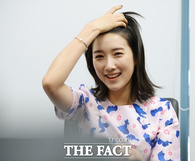 주다영의 각오. 주다영은 고민보다 행복한 시간을 즐기려는 마음가짐을 되새겼다. /이덕인 기자