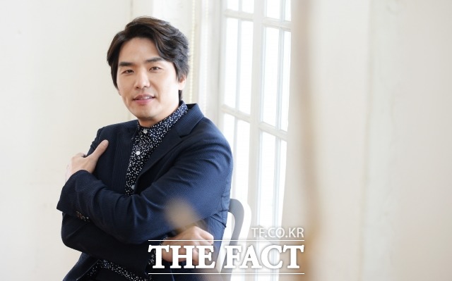 '좀 아파 보이나요?' 배우 김태훈은 영화 '트릭'에서 시한부 폐암 말기 환자를 연기했다. /이덕인 기자