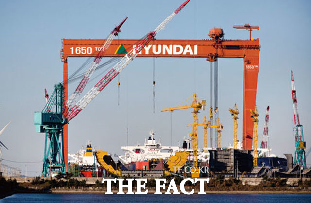 20일 코스피 지수가 강보합세를 보인 가운데 현대중공업은 해양플랜트 사업 부문 매각 소식에 9%대 크게 올랐다. /현대종공업 제공