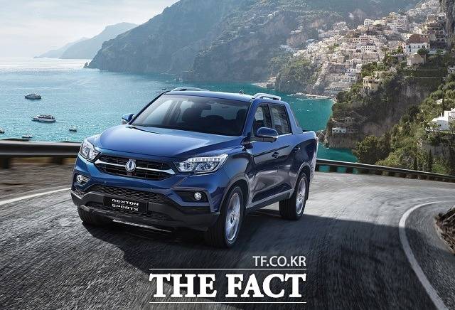 쌍용자동차가 지난달 렉스턴 스포츠를 앞세워 호실적을 달성했다. /쌍용자동차 제공