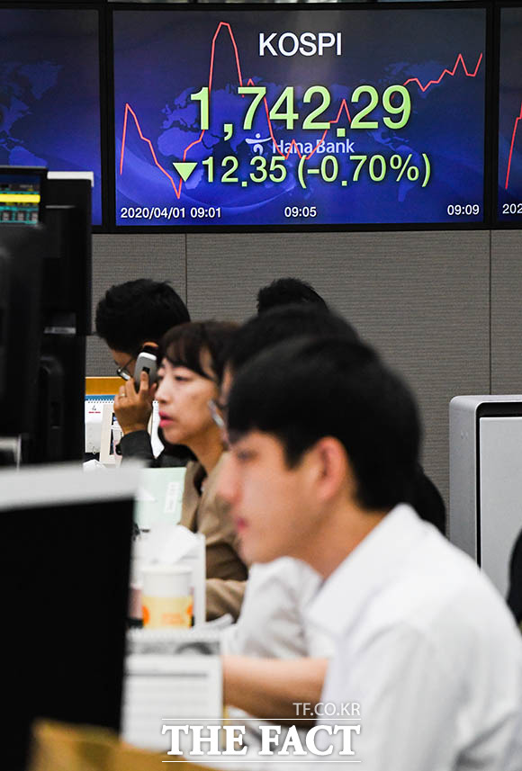 금융감독원이 13일 밝힌 '2020년 3월 외국인 증권투자 동향'에 따르면 외국인은 지난달 국내 상장주식 13조4500억 원을 순매도했다. /김세정 기자