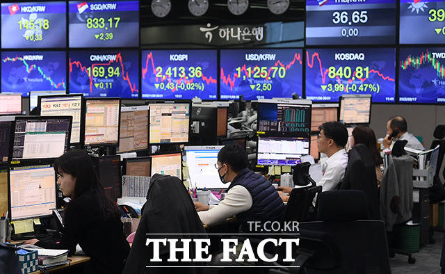 9일 장초반 국내증시가 일제히 상승세를 보이고 있다.오전 9시 20분 현재 코스피는 전장대비 0.91% 오른 2438.50에 거래 중이다. /이동률 기자