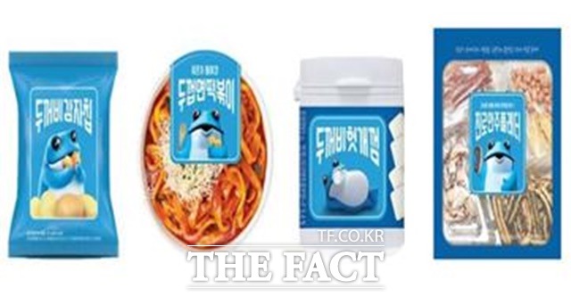 진로와 GS25가 결합해 내놓은 감자칩, 떡볶이, 껌 /특허청 제공