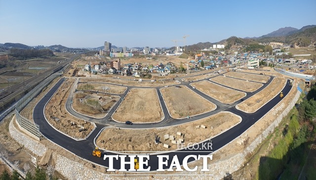 천안시 부성지구 도시개발사업 현장 / 더팩트 DB