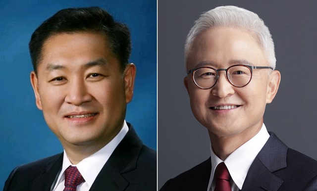 한종희 삼성전자 대표이사 부회장(왼쪽)과 경계현 대표이사 사장이 3일 임직원에게 보낸 공동명의의 신년사에서 